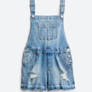 Never worn Judy Blue denim short overalls